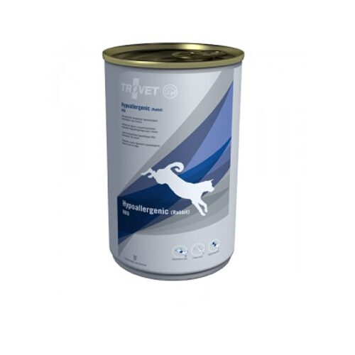TROVET Hypoallergenic RRD (Rabbit) Dog - 6 x 400g Tins