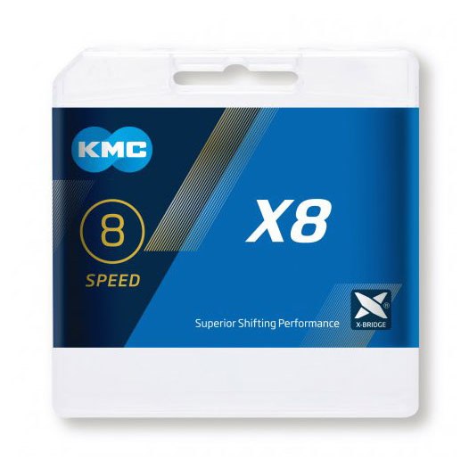 KMC X8 Chain - 7/8-speed - silver