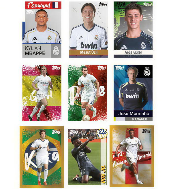 Topps Real Madrid 2025/26 Official Sticker Album Set