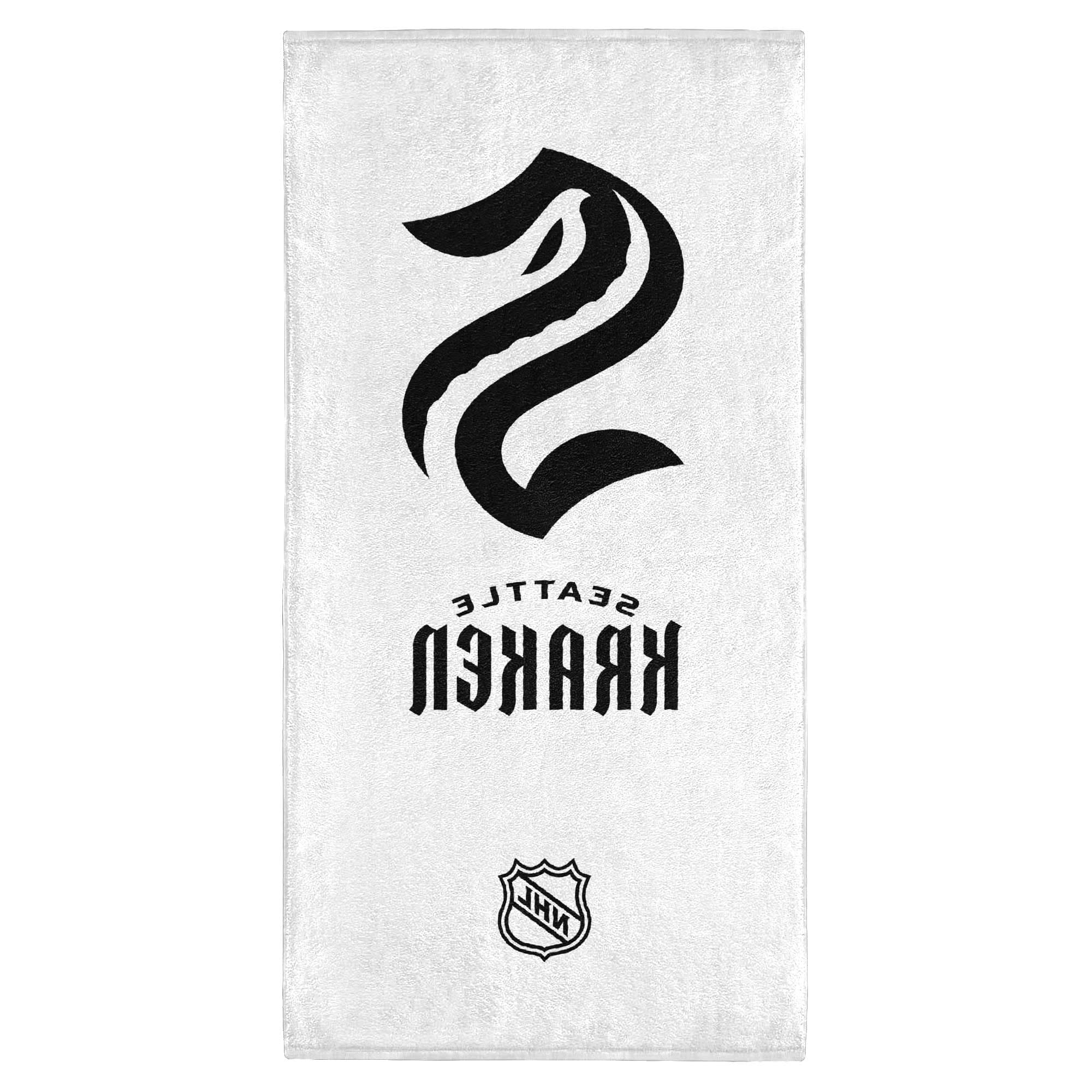 Seattle Kraken NHL Classic Bath Towel Black