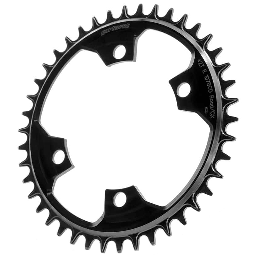 Garbaruk Chainring - 107 BCD / Round / Narrow-Wide - for SRAM AXS - Black