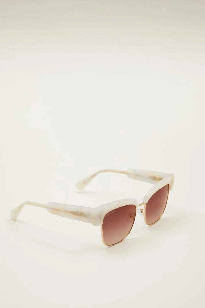 Sunglasses - WHITE PINK
