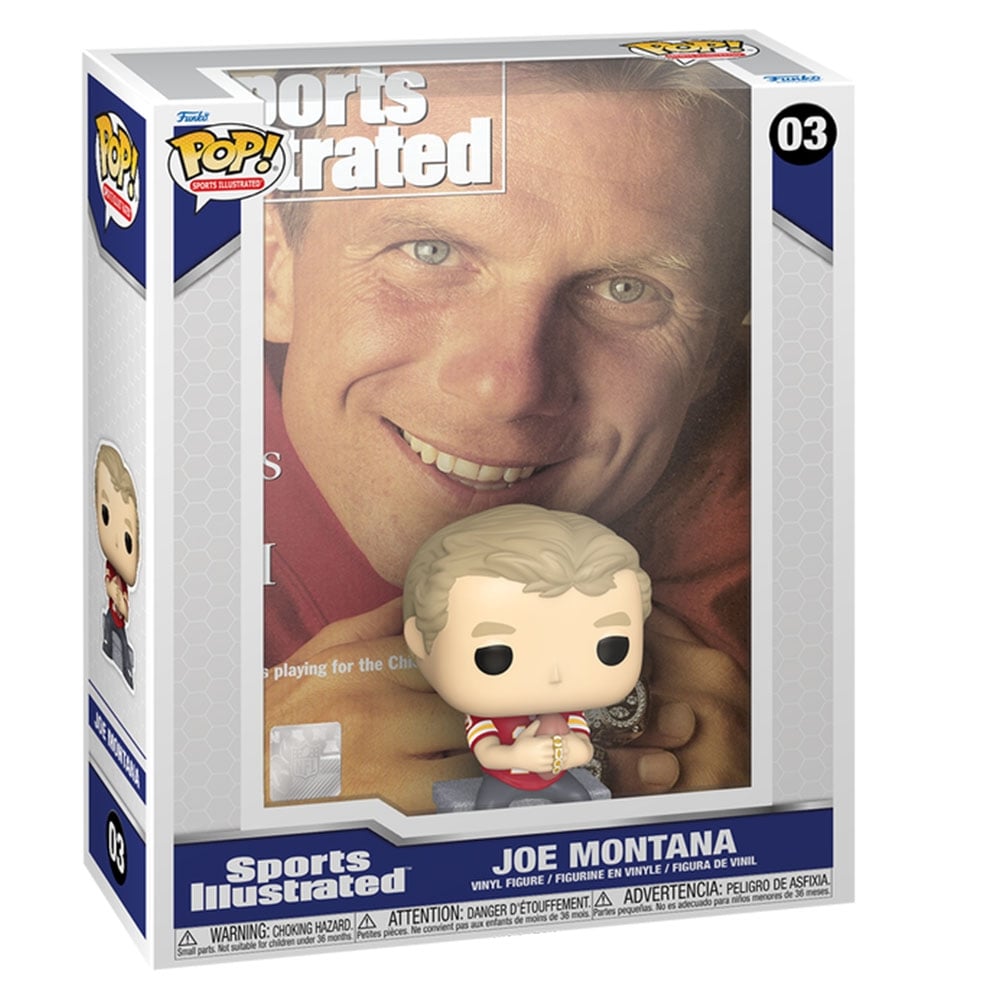 Funko POP! #03 Joe Montana Kansas City Chiefs Sports Illustrated Magazine Cover