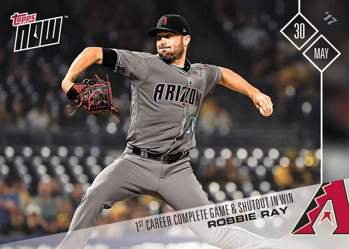 Robbie Ray - 05/30/2017 TOPPS NOW® Card 200 - Print Run: 161