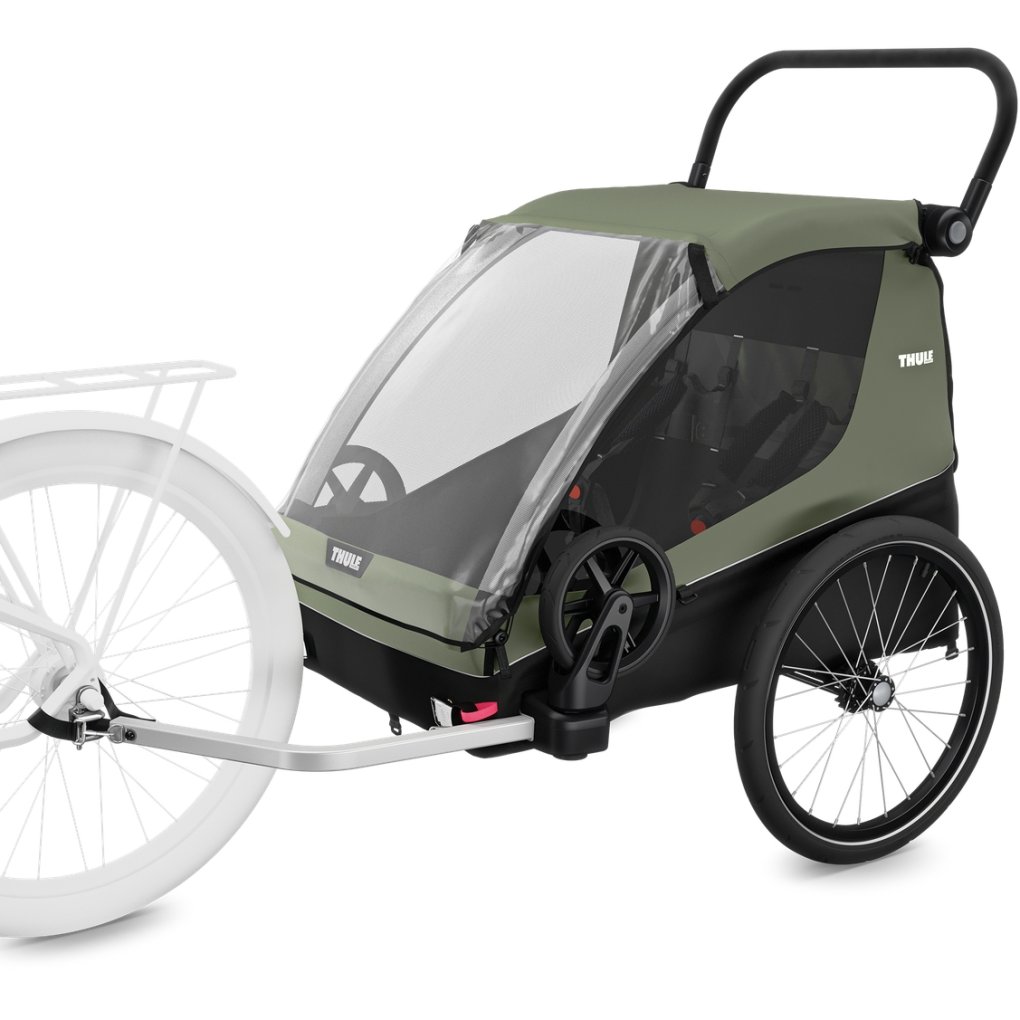 Thule Courier - 3 in 1 Bike Trailer - Vintage Green
