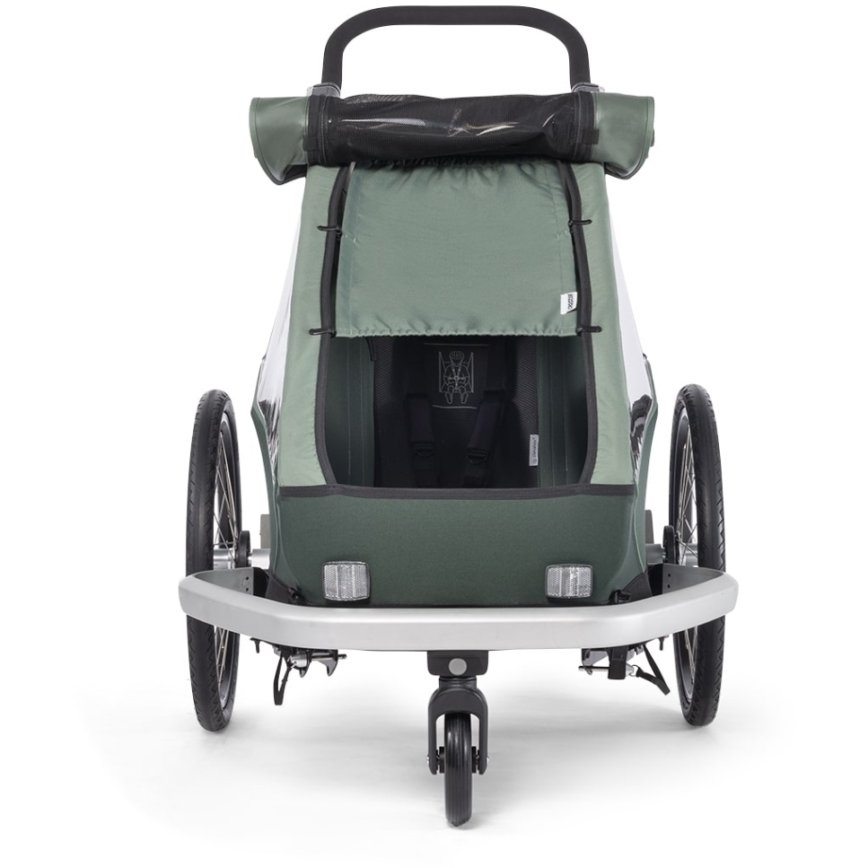 Croozer Sun Cover for Kid Vaaya 1 / Kid Keeke 1 Bike Trailer - graphite blue/collection