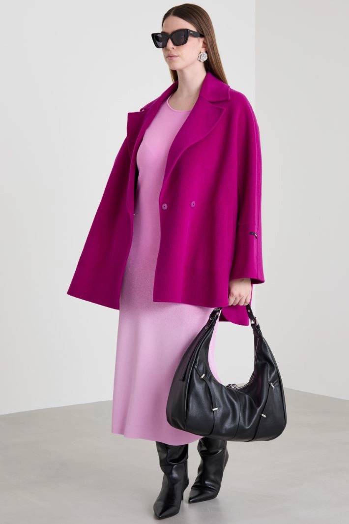 Wool coat - FUCHSIA