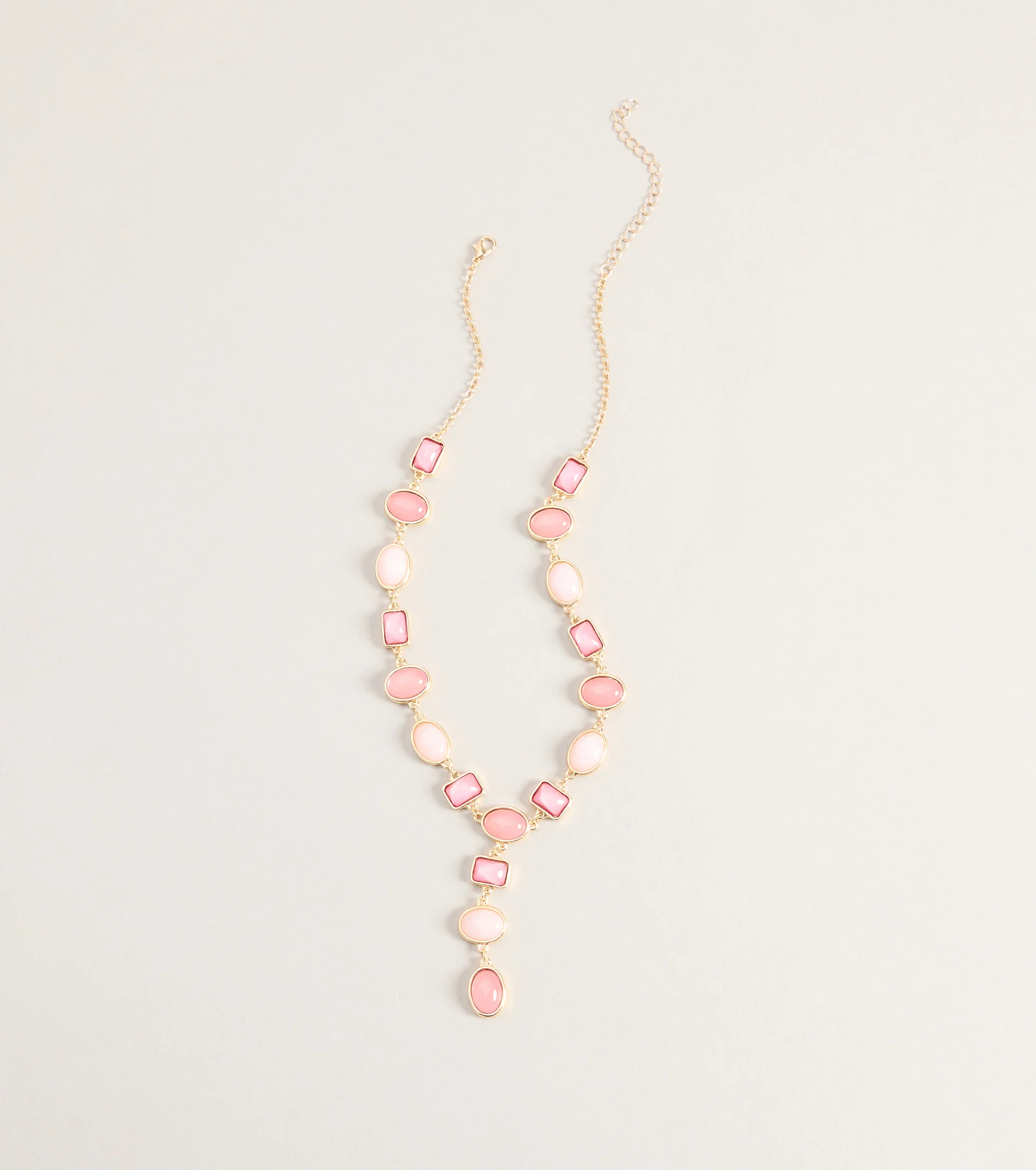 Sunset Mood Resin Stone Necklace
