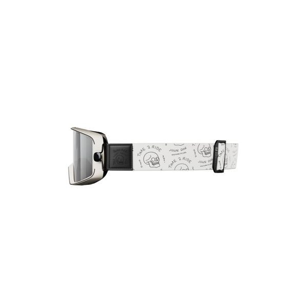John Doe JD/ONE GOGGLES SKULL Motorcycle Goggles - White / GreyRef : JDE0220 / JDGO1004