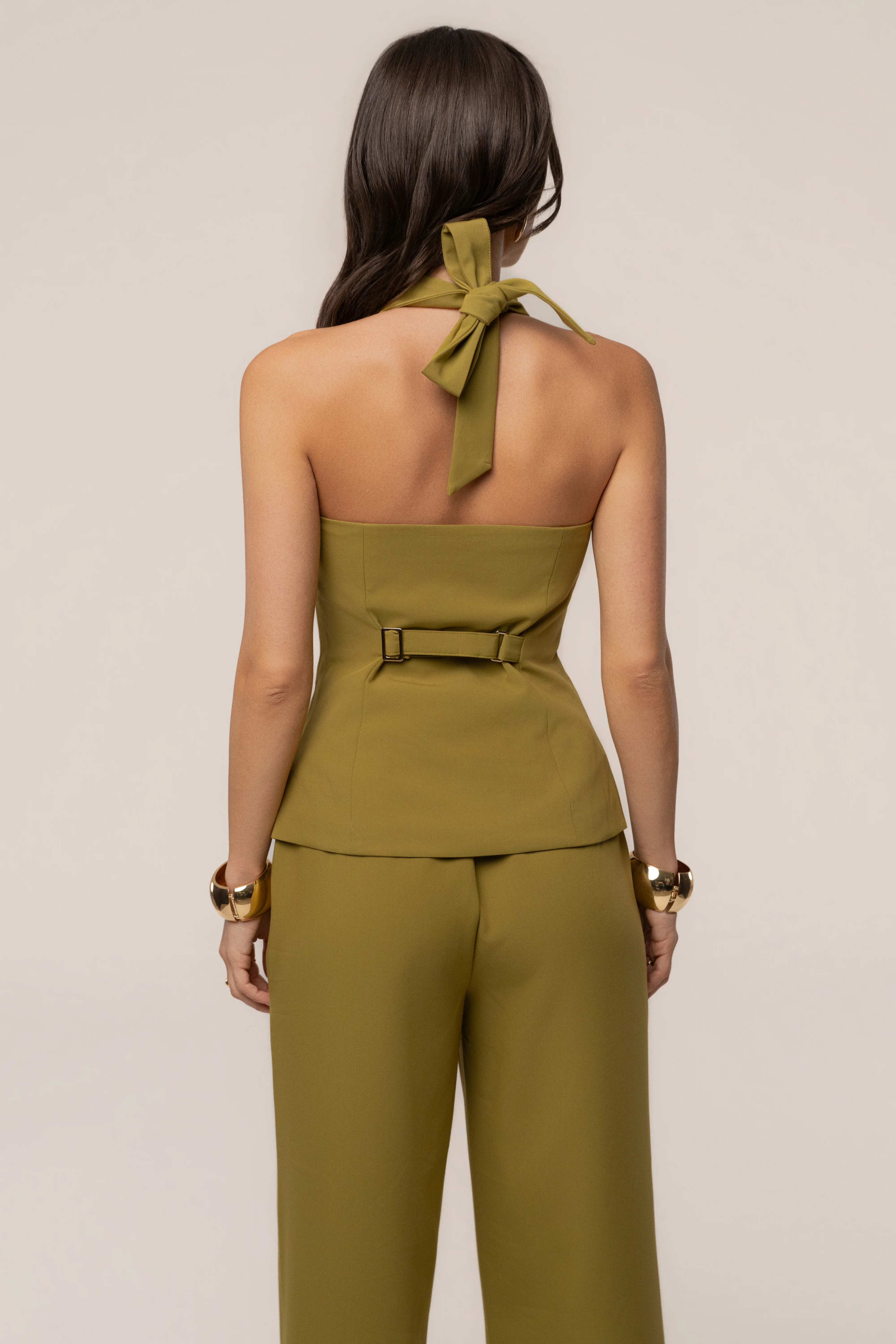 Lime Fernanda Halter Top