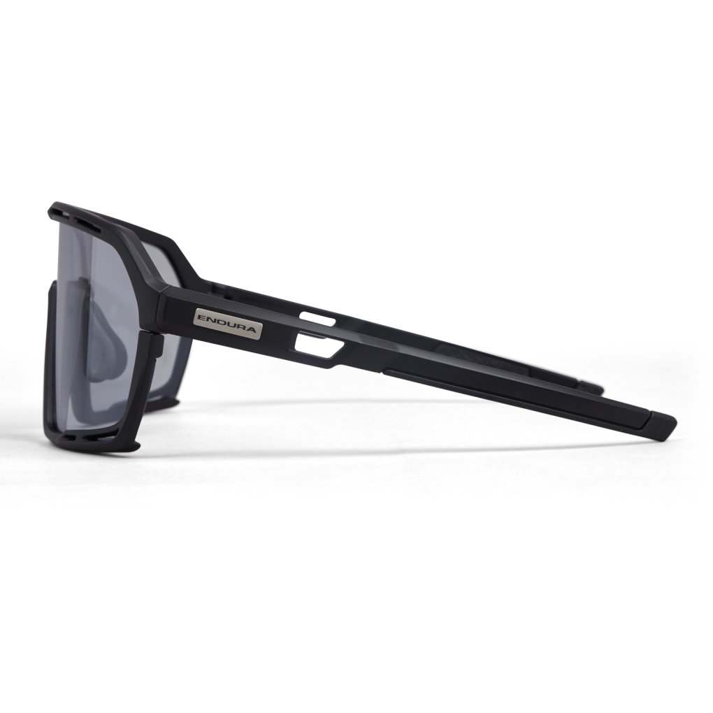 Endura Pro SL Glasses - matt black - photochromic silver flash mirror | blue purple REVO smoke | amber orange