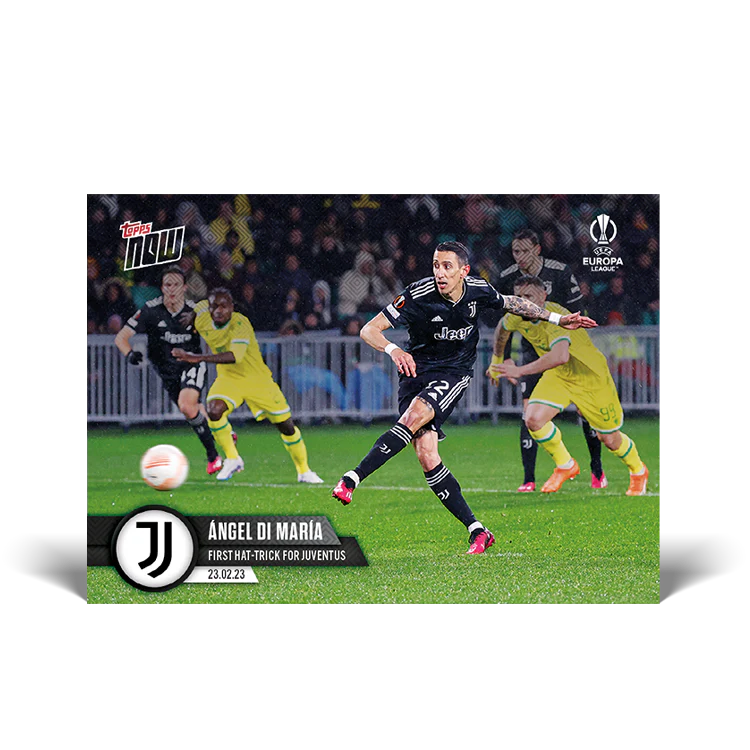 Topps UK - First hat-trick for Juventus - EL TOPPS NOW® Card #31