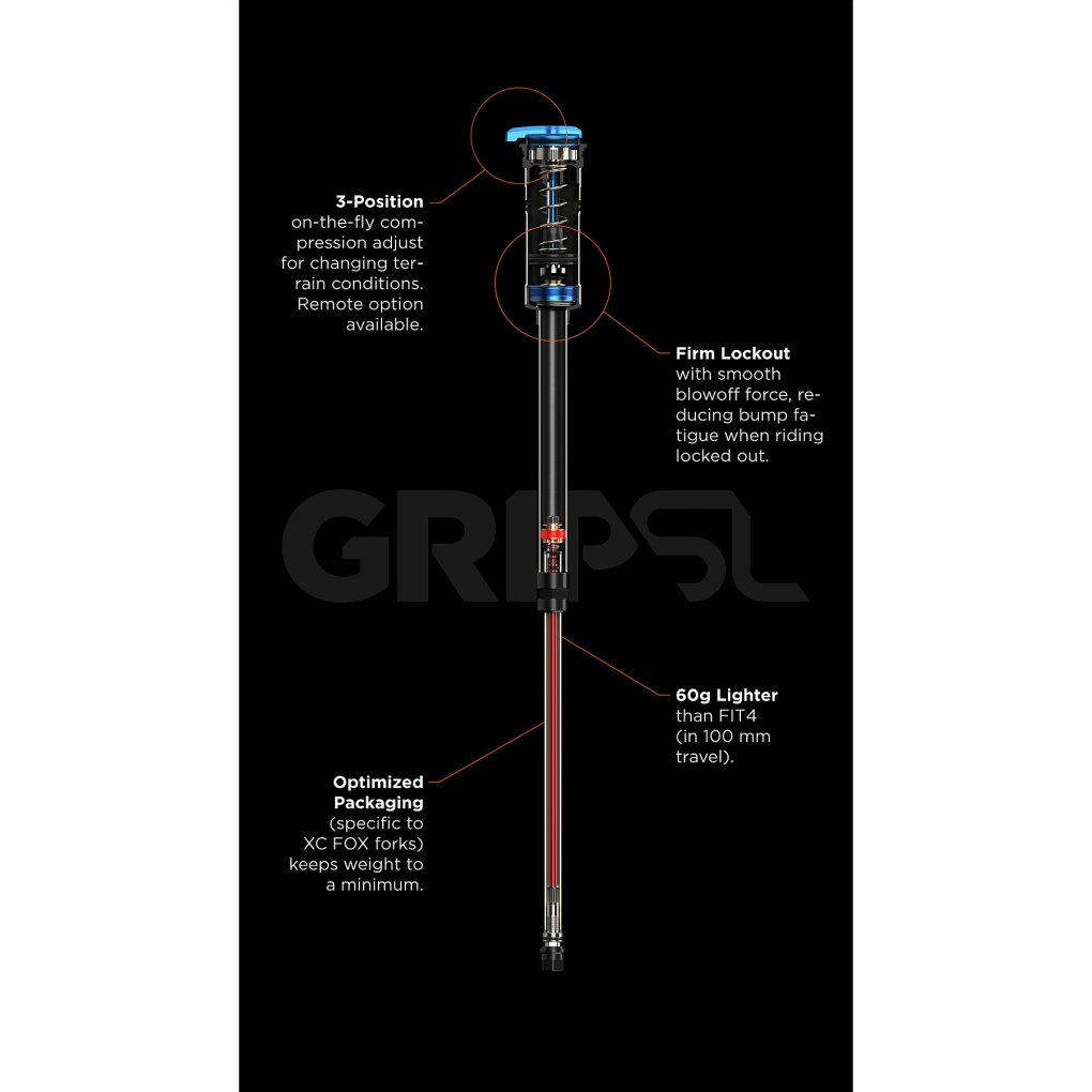 FOX Service Set 32 SC GRIP SL Cartridge - 100mm 3 Pos Adj. - 820-18-503-KIT