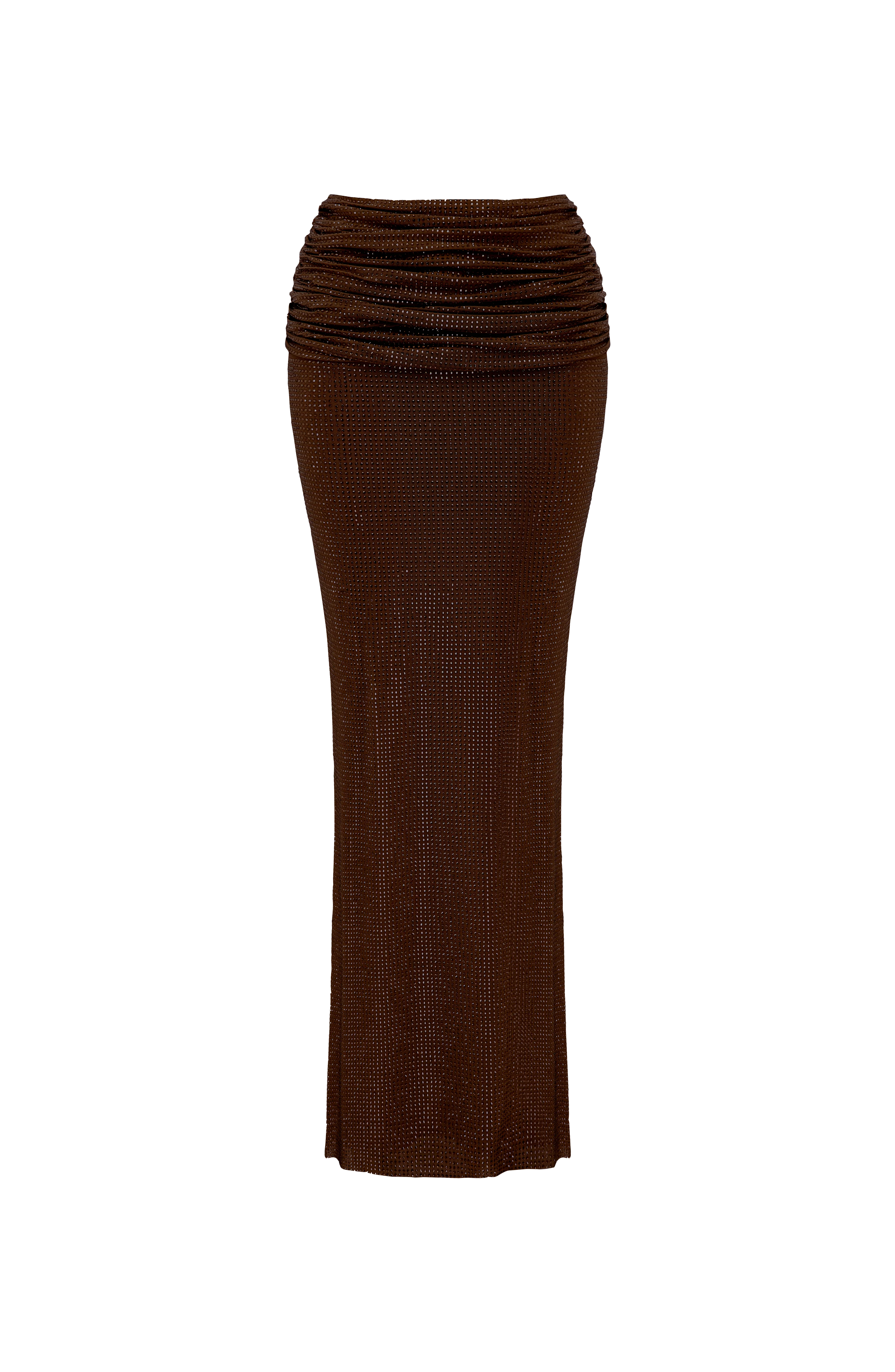 Sterling Maxi Skirt - Plum Brown