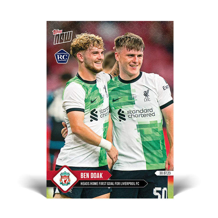 Topps UK - Heads home first goal for Liverpool FC - Liverpool TOPPS NOW® Card #002