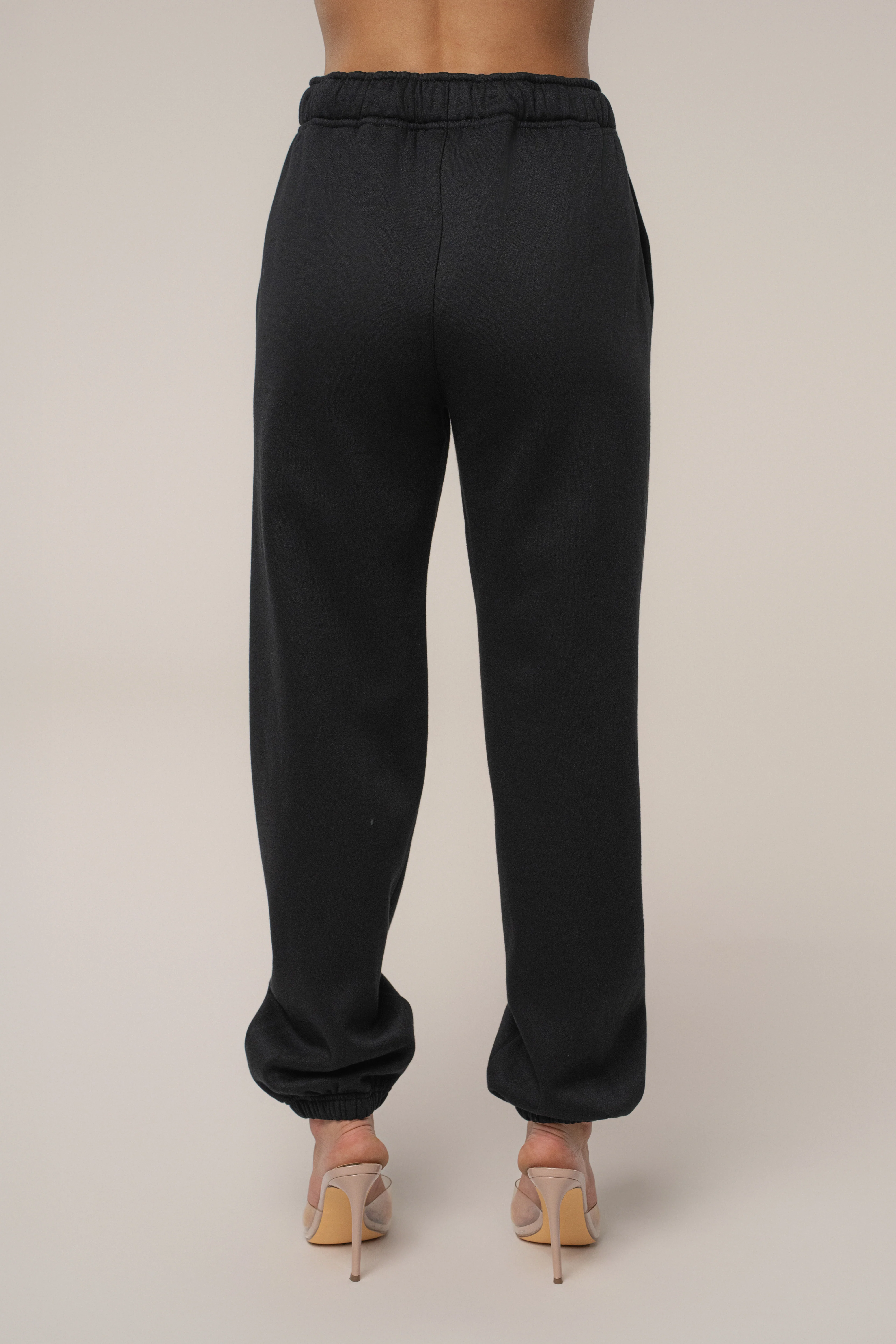 Black JLUXLABEL Logo Sweatpants