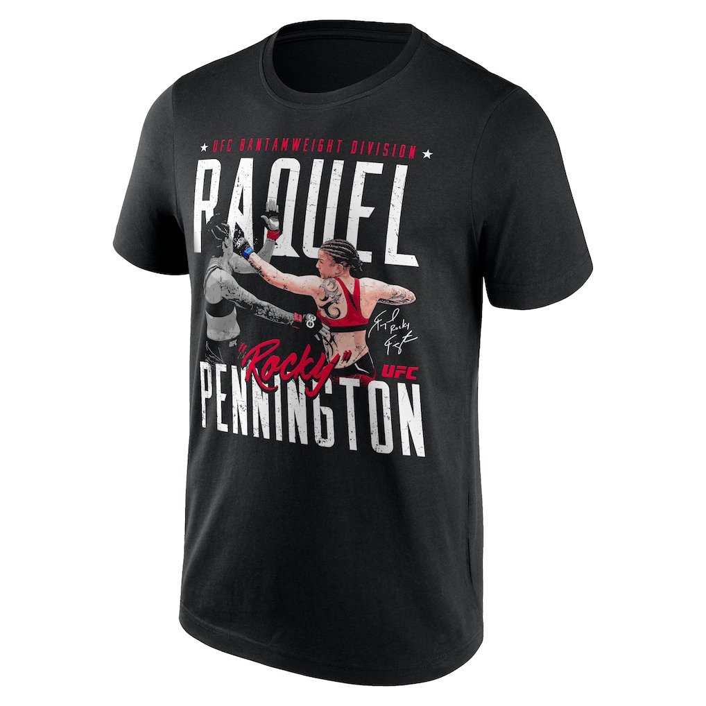 UFC Raquel Pennington Rocky T-Shirt - Black - Mens