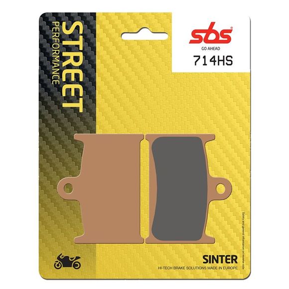 SBS 714HS Sinter Sintered Metal Front brake padsRef: 714070