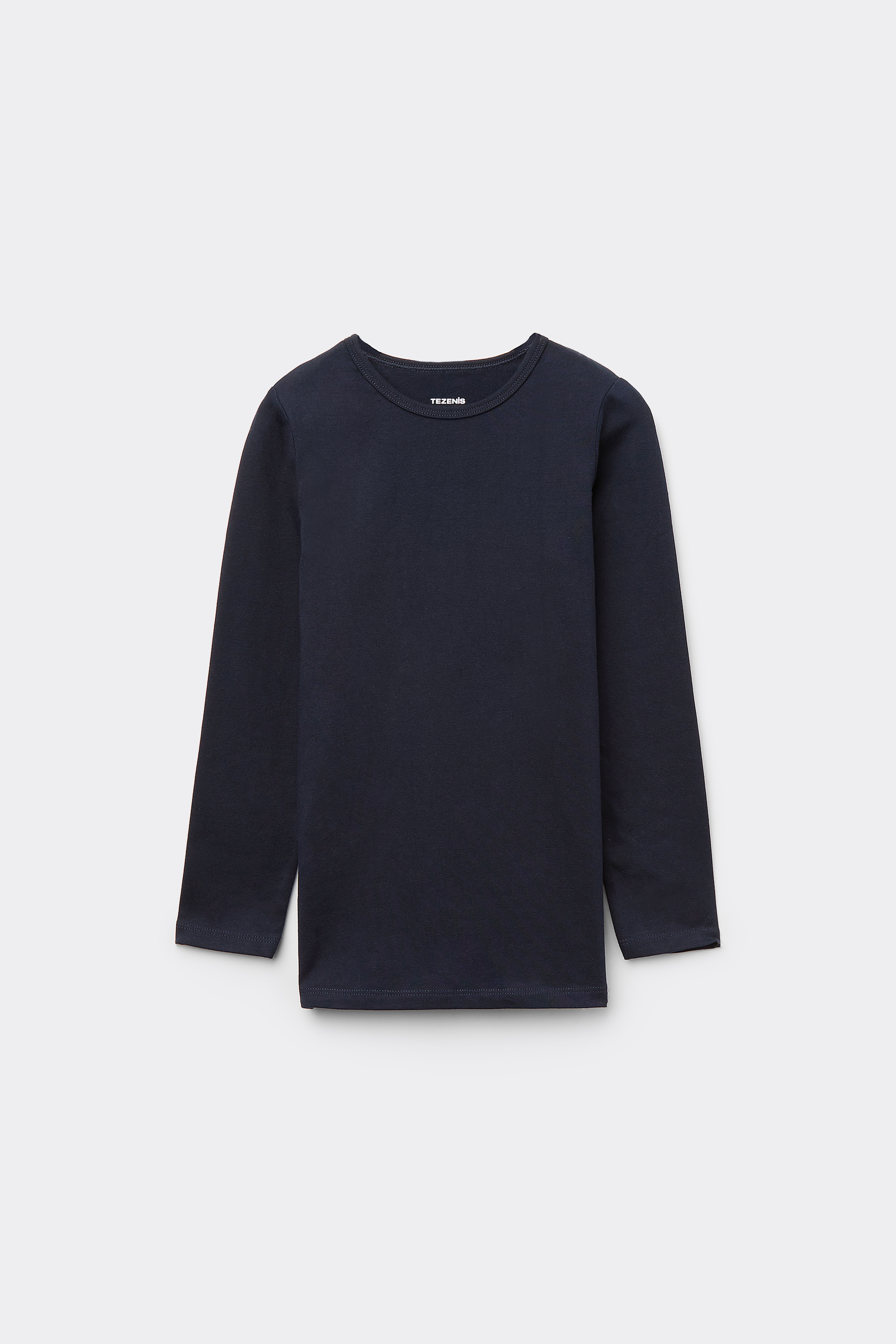 Kids’ Unisex Long-Sleeved Rounded Neck Thermal Cotton Top