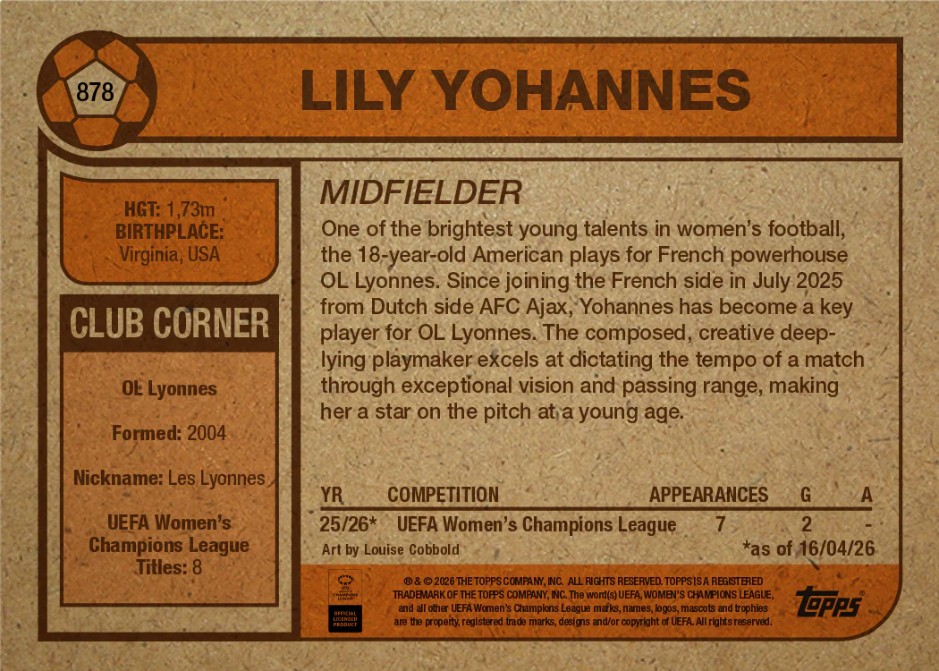 Lily Yohannes - UCC Living Set® - Card 878