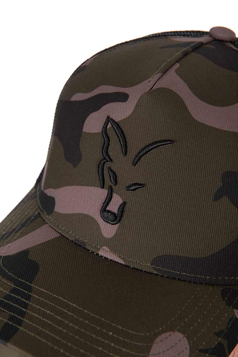 Fox Black Camo Trucker Cap
