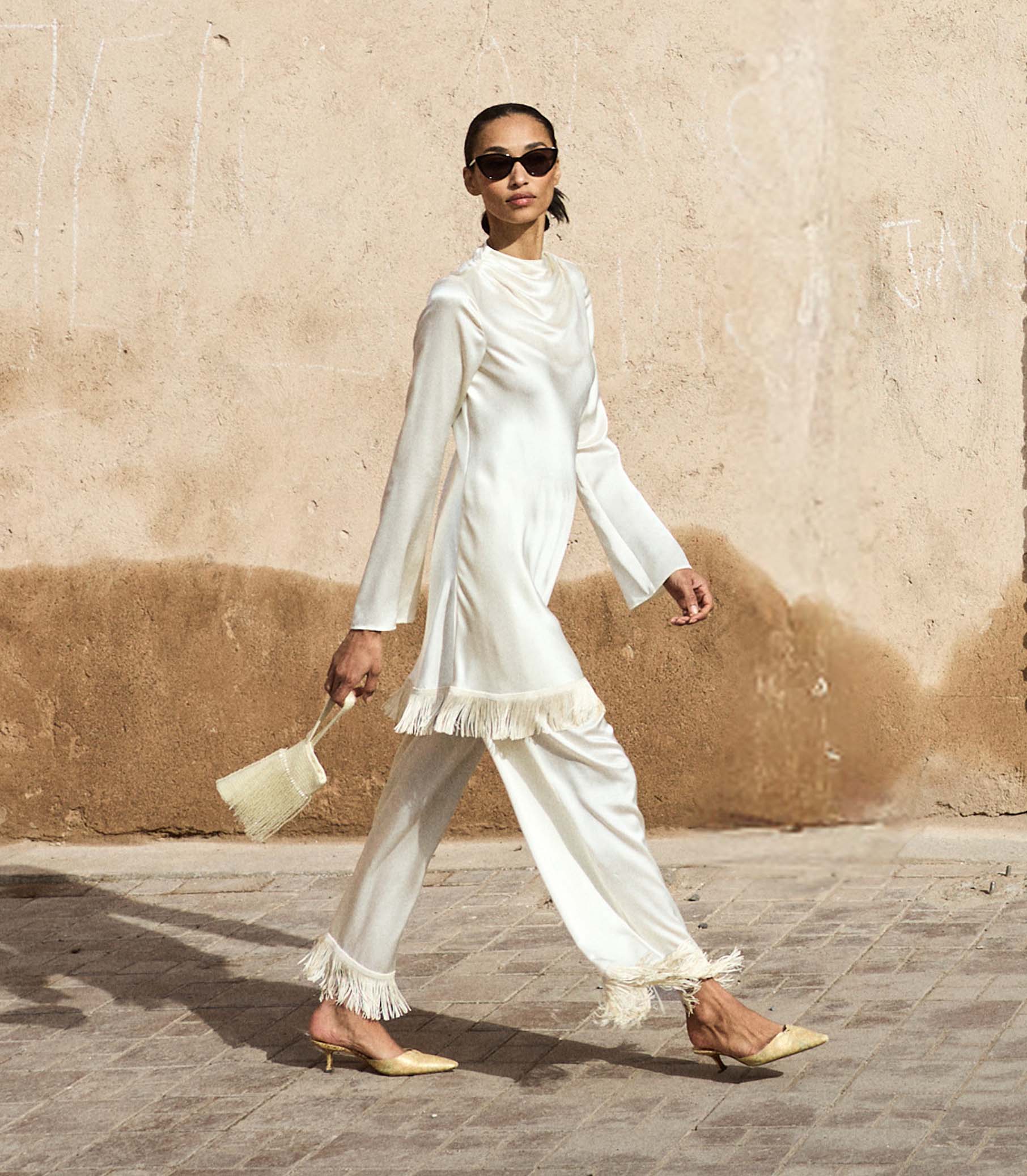 Stella Midi Dress - Candlelight