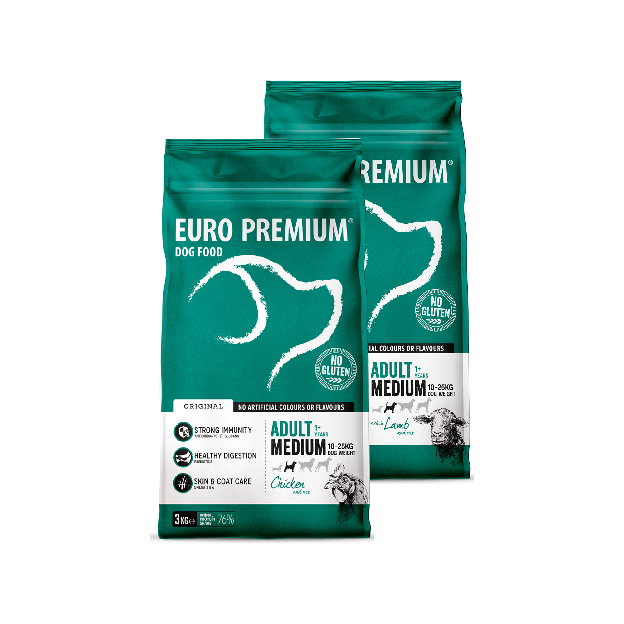 Euro Premium Medium Adult - Chicken and Rice