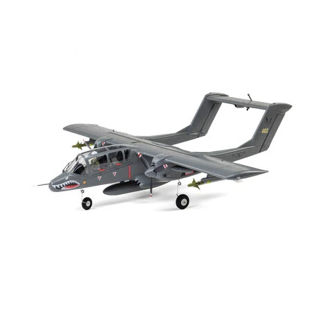 Micro OV-10 Bronco 645mm BNF Basic with AS3X and SAFE Select E-Flite EFLU35050