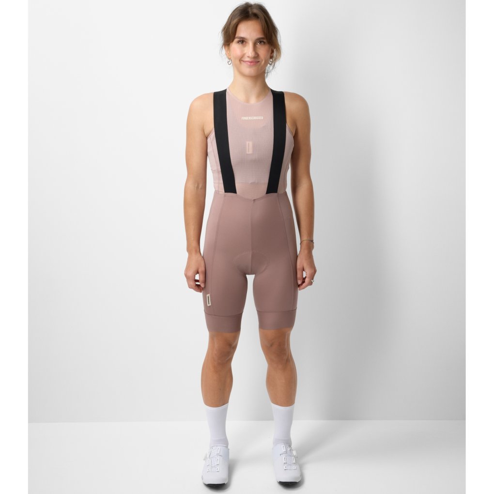 FINGERSCROSSED Road Bib Shorts Women - Strong Mauve