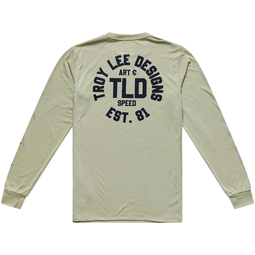 Troy Lee Designs Skyline Ride Long Sleeve Jersey Men - Stamps Sage