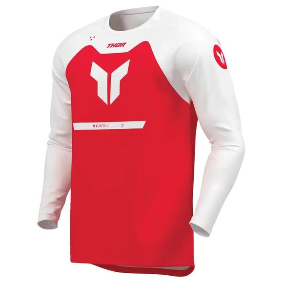 Thor Ride threat cross jersey - child - black / redRef: TO3239