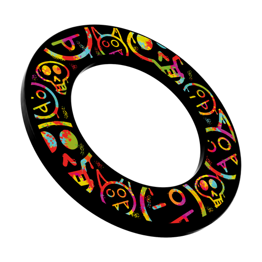 McDart Graffiti Emojis Dartboard Surround