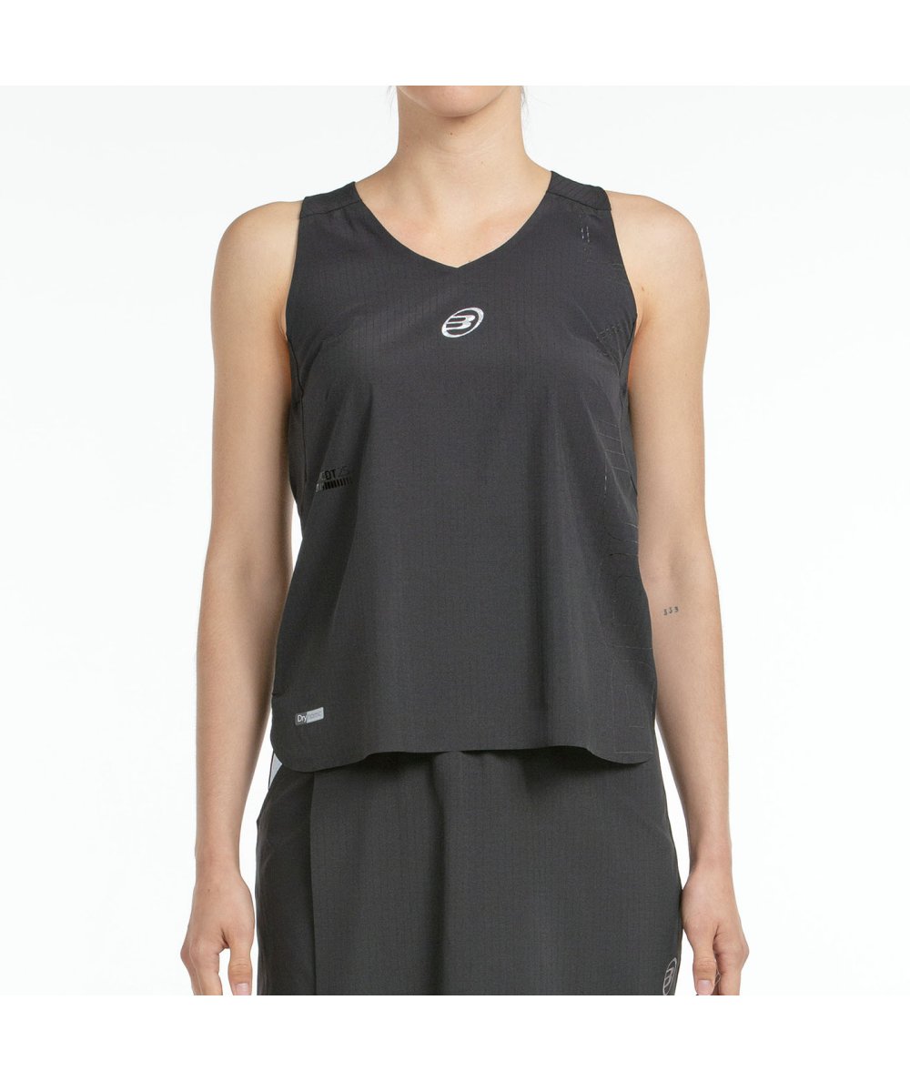 T-SHIRT BULLPADEL LLEVA BLACK