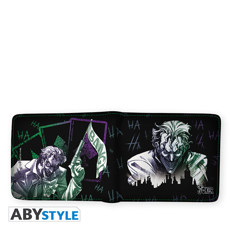 DC COMICS Wallet Laughing Joker Vinyl