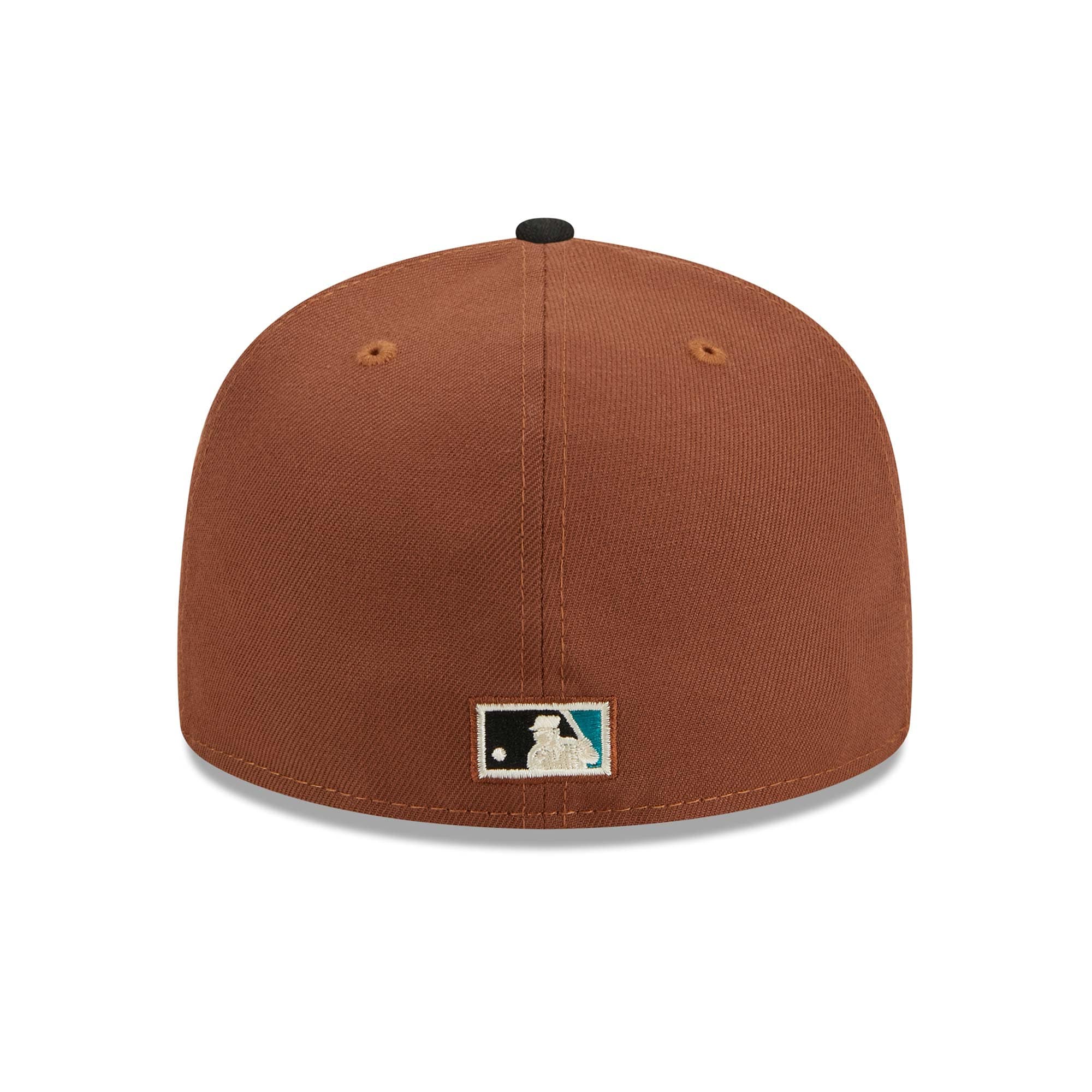 Florida Marlins Harvest New Era 59FIFTY Fitted MLB Cap Brown