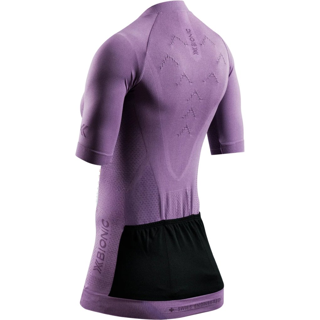 X-Bionic Xceed Ride Shortsleeve Jersey Women - heather/lavender night