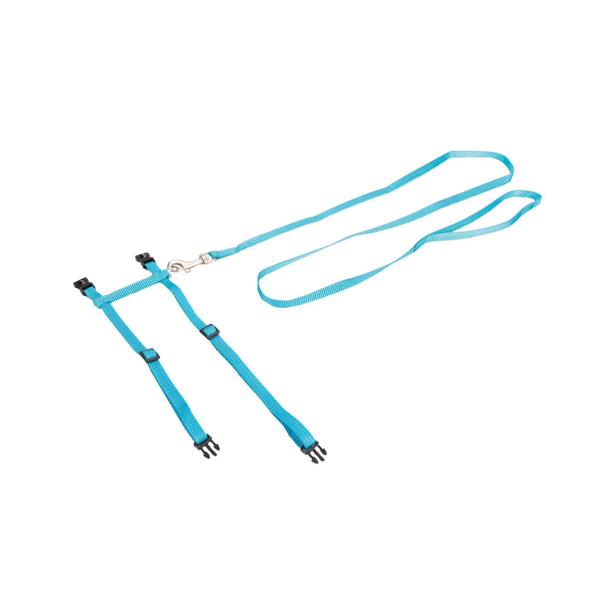 Beeztees Nylon Cat Harness Uni - Light Blue - 27-45 x 1 cm