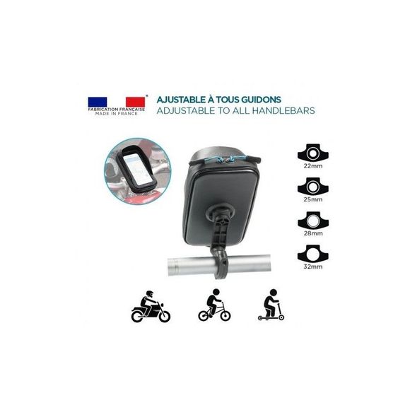 Mobilis moto smartphone holder + u.fix resistant coverRef: MOB0002 / M44023