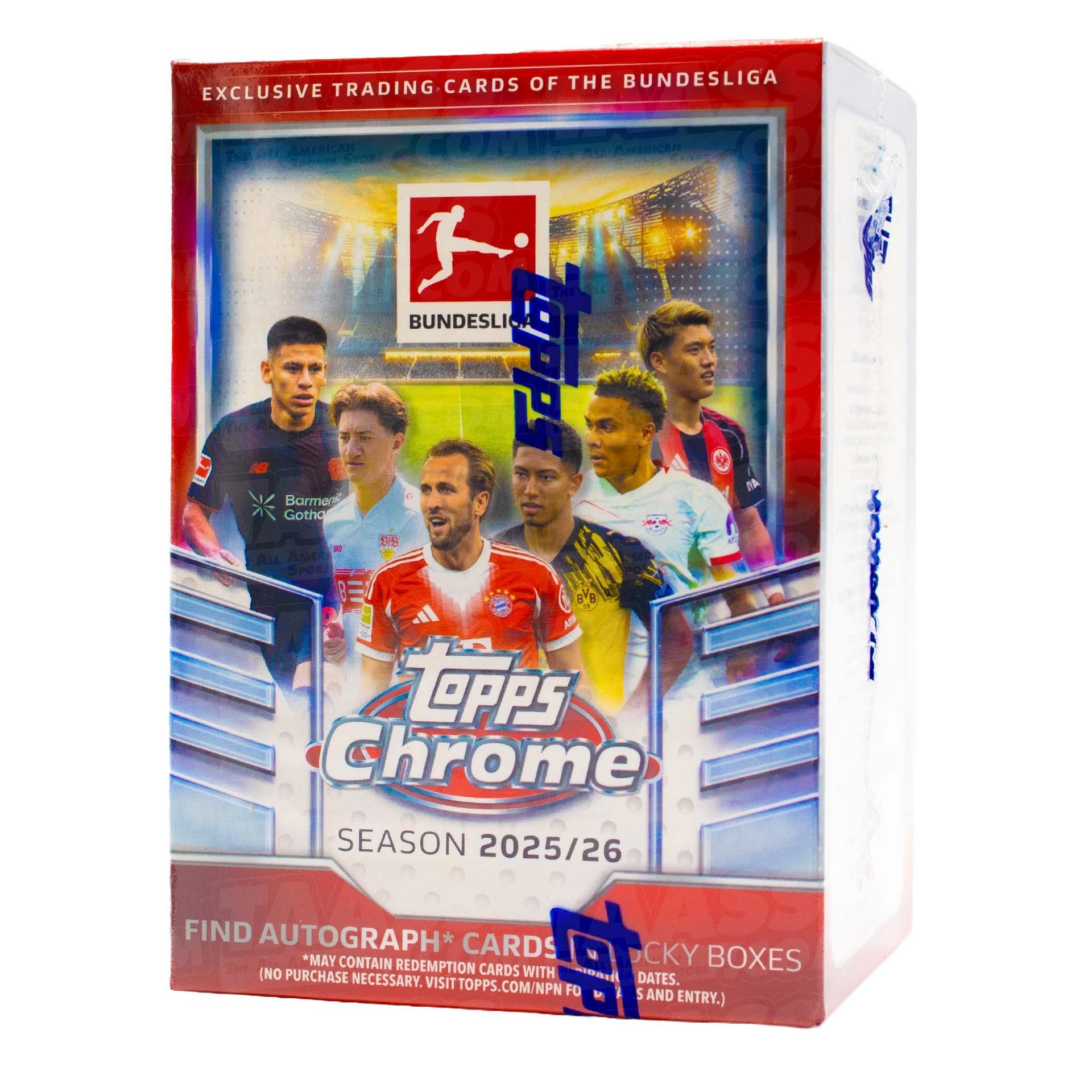 2025/26 Topps Chrome Bundesliga Football Blaster Box