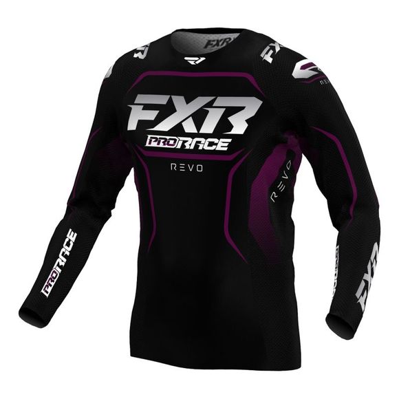 FXR REVO MX 25 2025 cross jersey - Black / PurpleRef: FXR0807