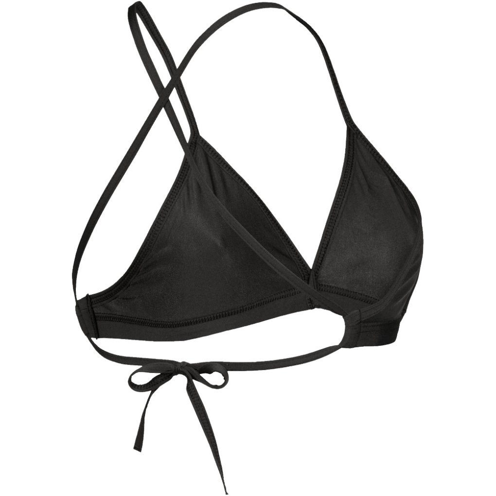 arena Performance Solid Team Bikini Top Women - Black-White