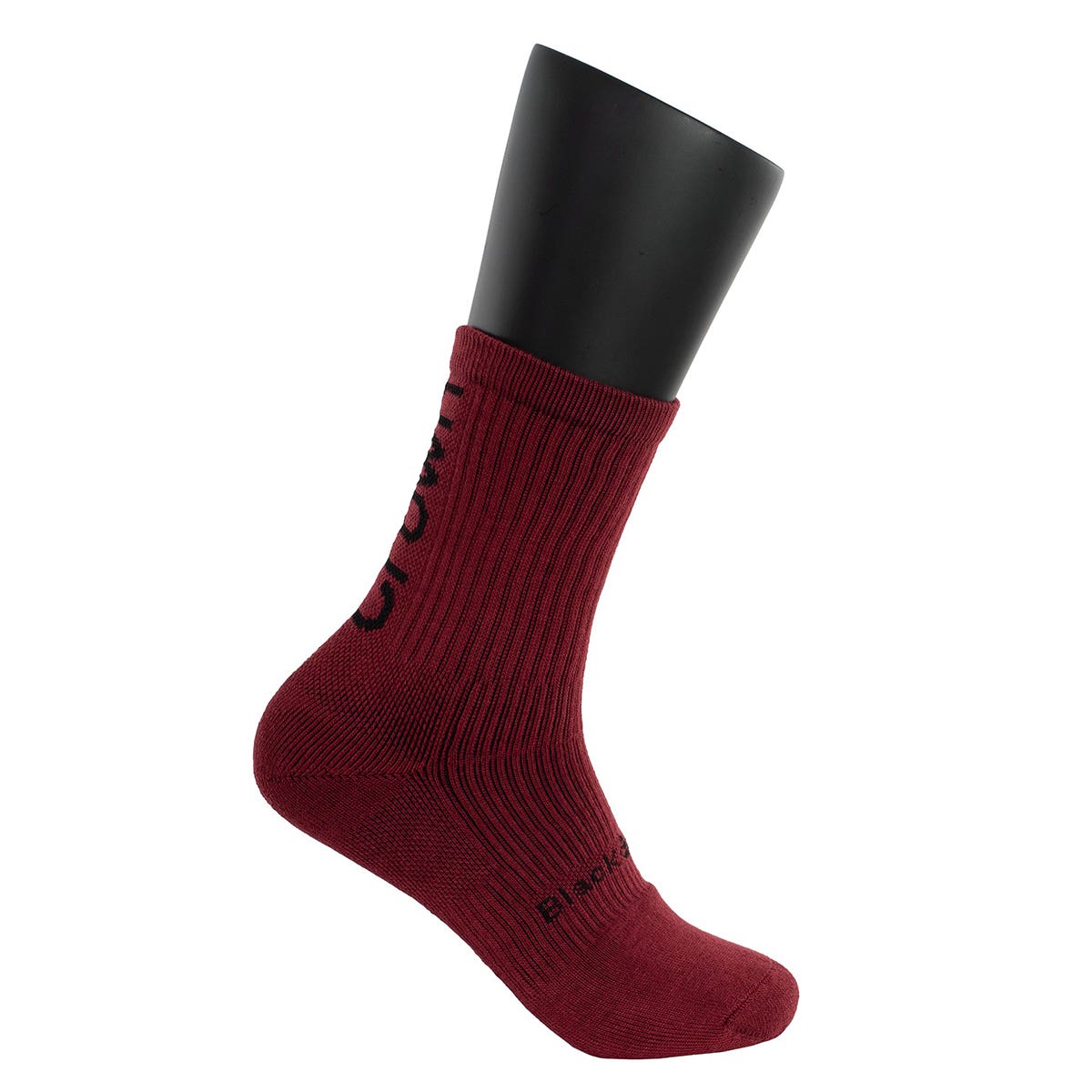 SOCKS BLACK CROWN PRO ALTOS BURGUNDY/BLACK