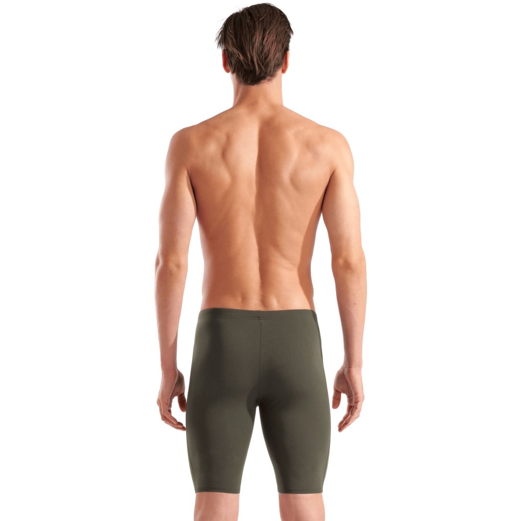 arena Performance Solid Team Swim Jammer Men - Dark Sage/White