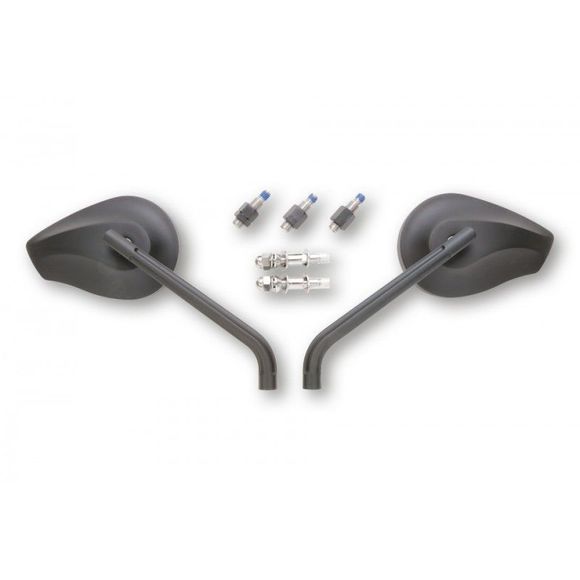 Rétroviseur Highsider PHOENIX 1 (la paire) Universel - NoirRef : HGI0128