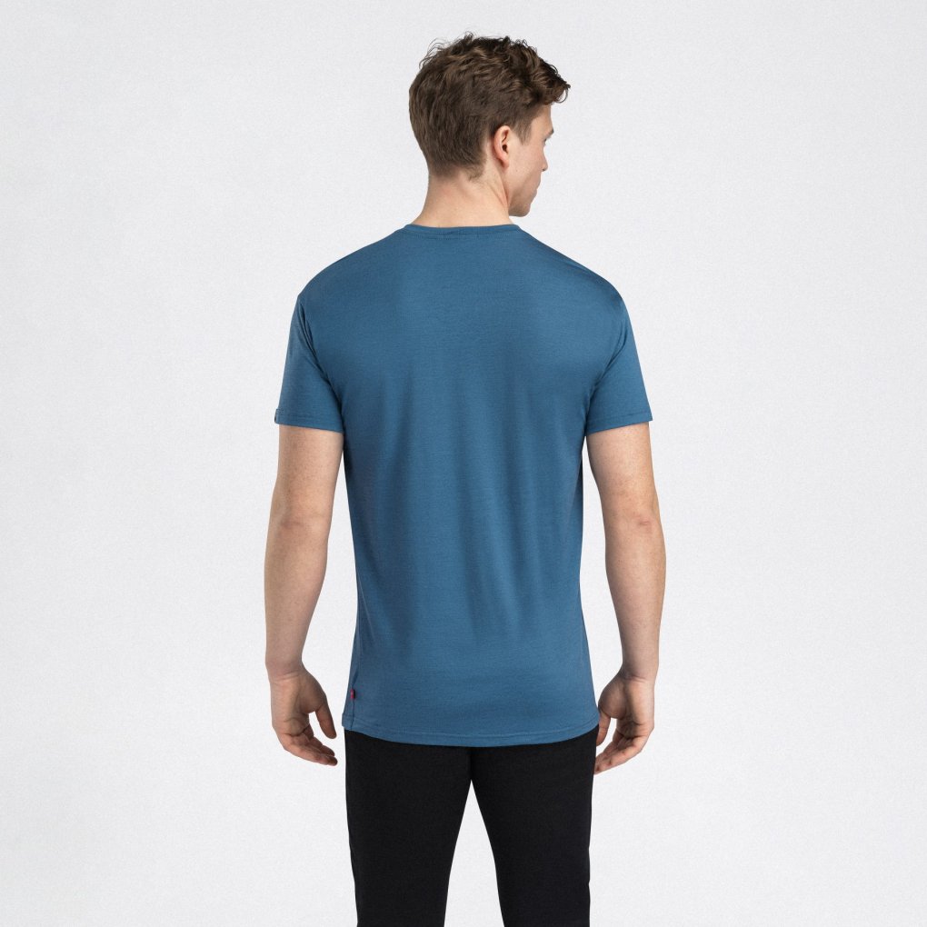 Aclima Lightwool 140 Classic Tee Men - blue fusion