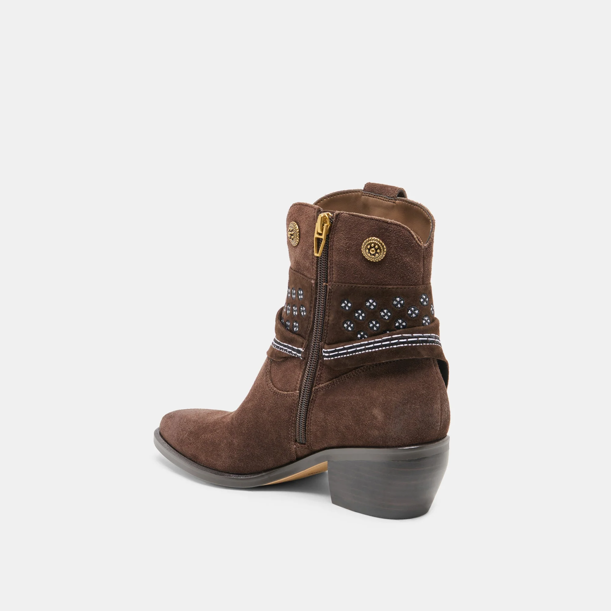 MEKALA BOOTS DK BROWN SUEDE