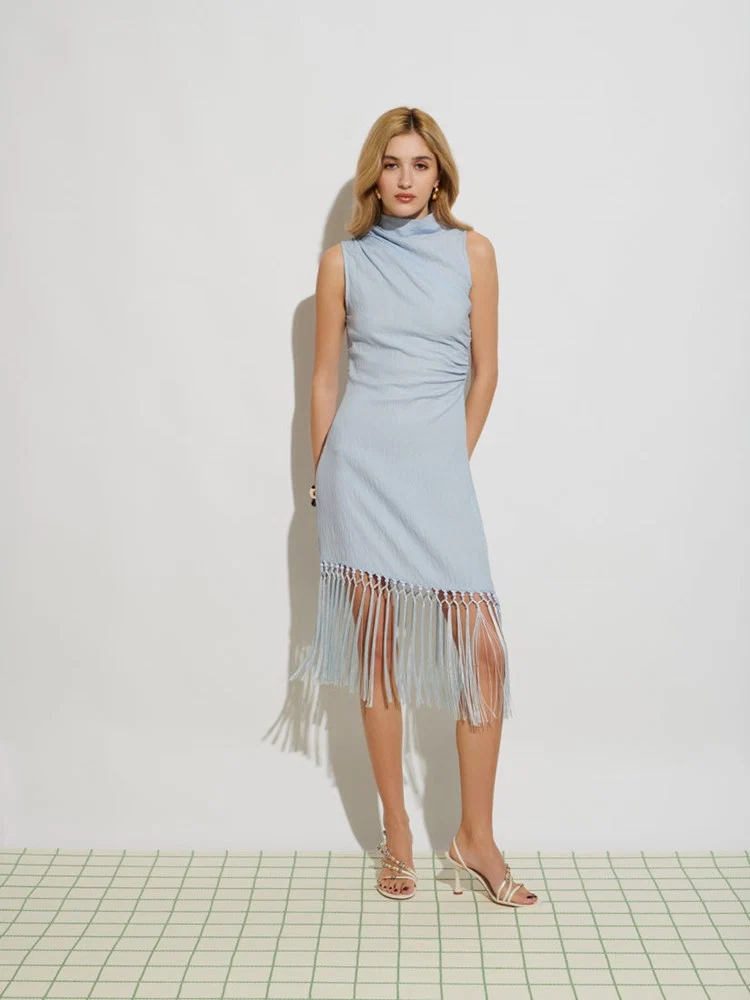 Mona Fringed Mini Dress