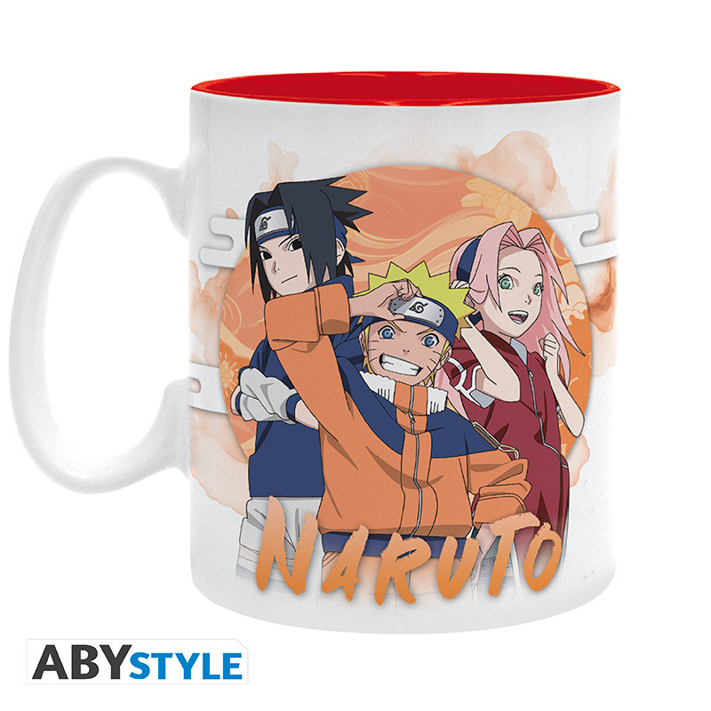 NARUTO SHIPPUDEN Mug Past and present Big size