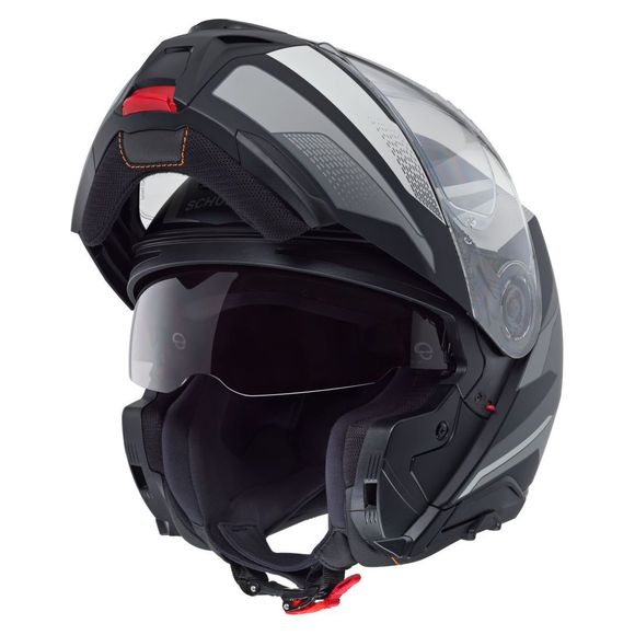Schuberth CONCEPT TRACER Modular Helmet - Grey / BlackRef: SE0310