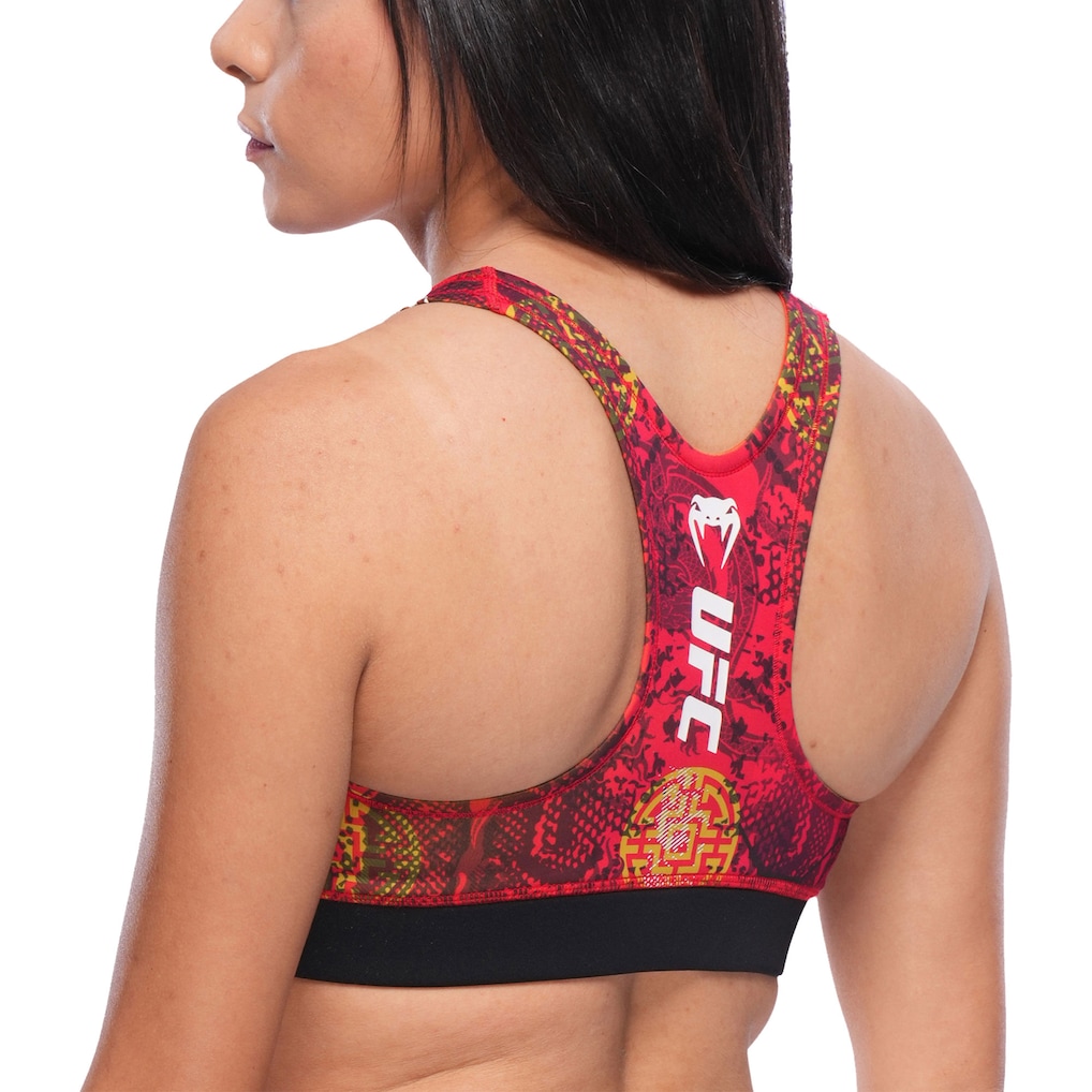 Women's UFC Unrivaled by VENUM  Red Zhang Weili  Sports Bra